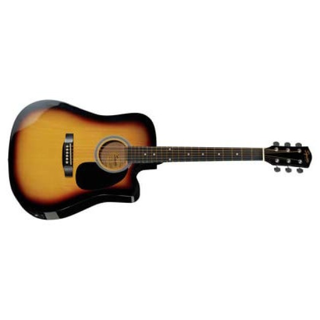 Fender 0930307032 SA 105CE Dreadnought Cutaway Electric Guitar